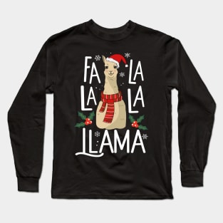 Fa La La La Llama Long Sleeve T-Shirt